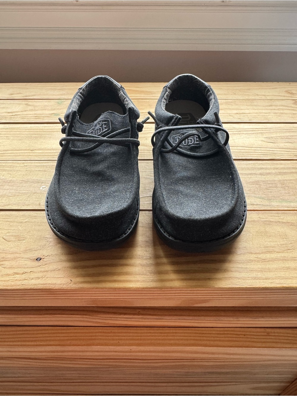 Hey Dude Men’s Black Slip-On Casual Loafers
